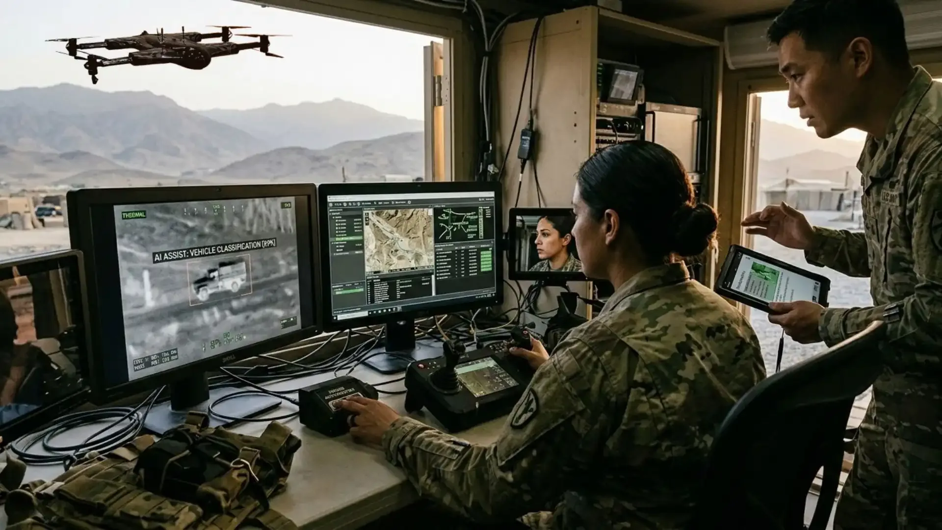 AI-Powered Military Drones and Human Control