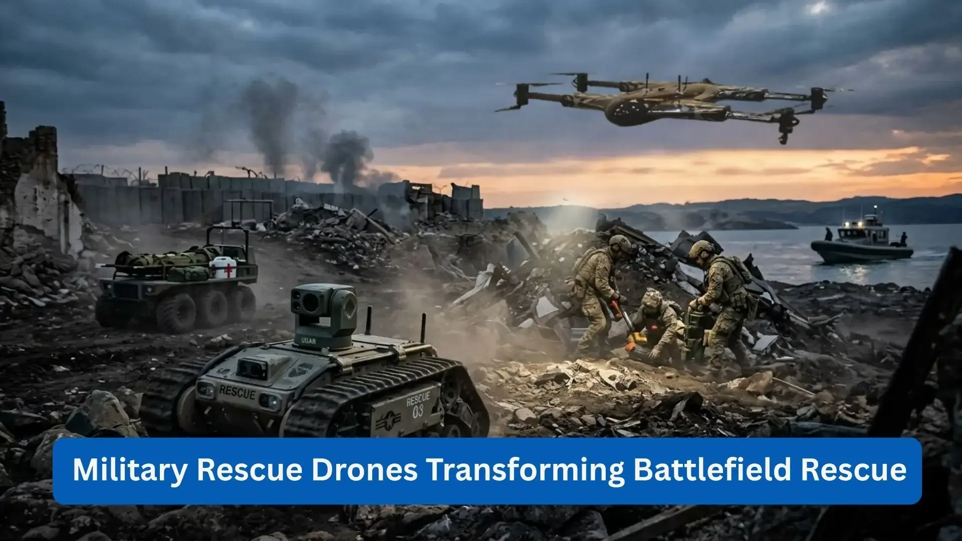 Military Rescue Drones Transforming Battlefield Rescue